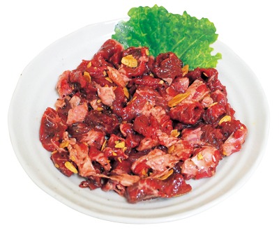 牛ロインテール味付カットステーキ