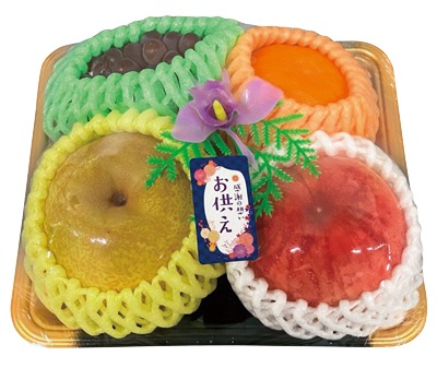 お供えセット（デラウェア・ハウスみかん・幸水梨・桃）
