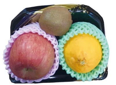 お供えセット小 （サンふじりんご・不知火・キウイフルーツ）