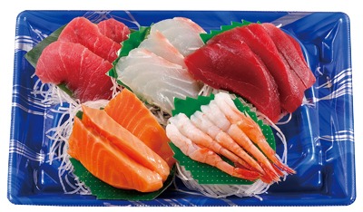 天然生本まぐろ中とろ・赤身入りお刺身お造り